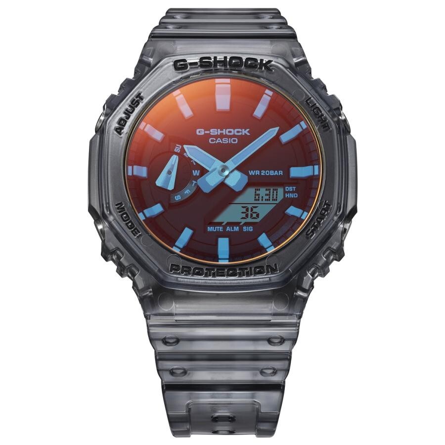CASIO G-Shock GA-2100TLS-8A Octagon Analog Digital Black GA