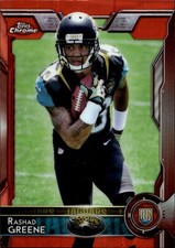 2015 Topps Chrome #147 Rashad Greene RC Orange Refractor