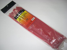 Forney 62043 Standard Duty Cable Ties 14.5 in Long 50 lb Capacity Red 100 pk