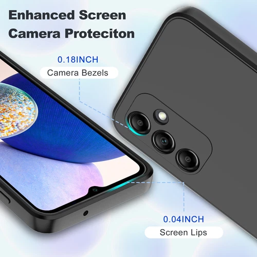 Custodia silicone antiurto telefono 5G per Samsung Galaxy A14 A15 A54 A55 A25 - Foto 8 di 56