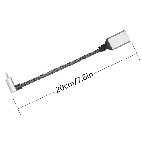 20CM Male To Female Converter Adapter V2.0 Right Angled 0.2M Stable Transmission - Photo 20/27