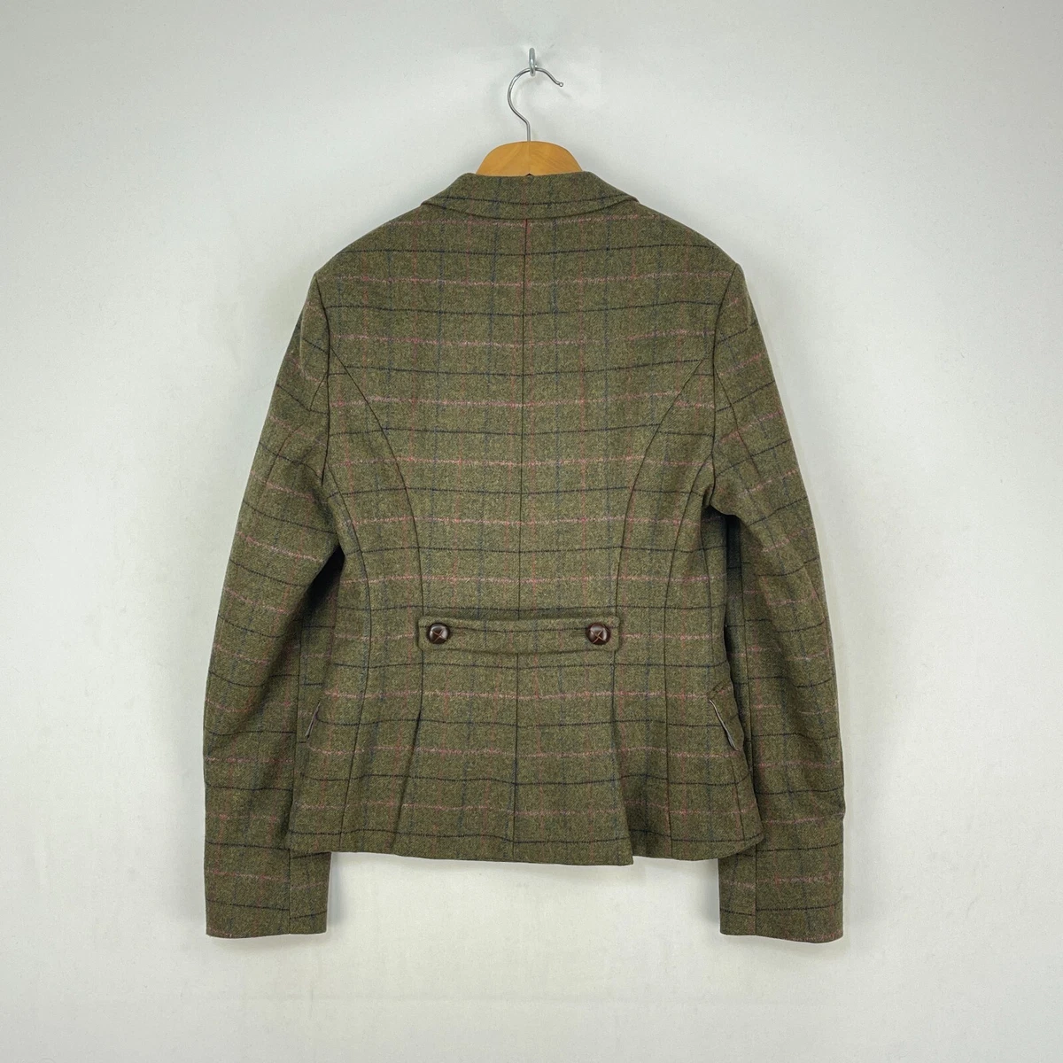 Green tweed hotsell blazer womens