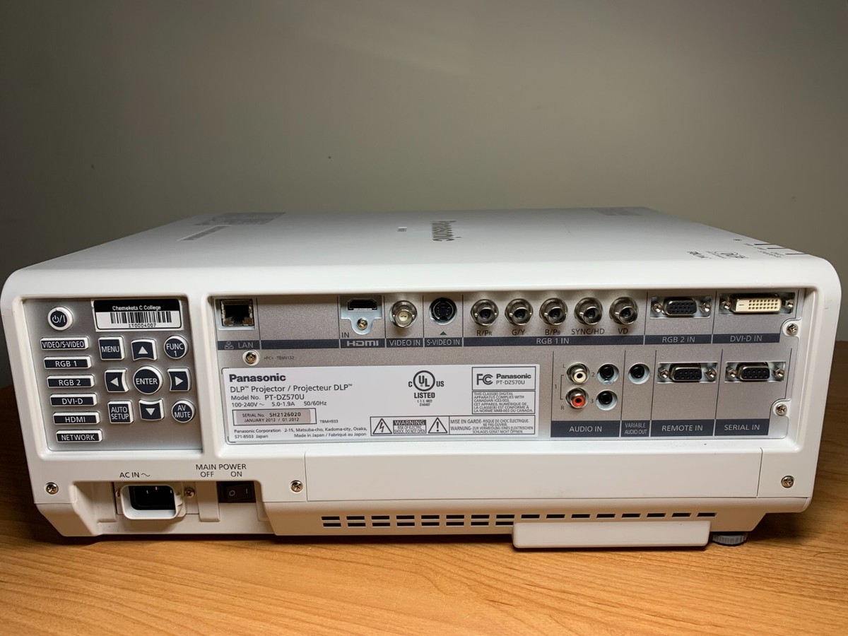 Panasonic PT-DZ570U DLP Projector for sale online | eBay Panasonic PT-DZ570U DLP Projector for sale online | eBay