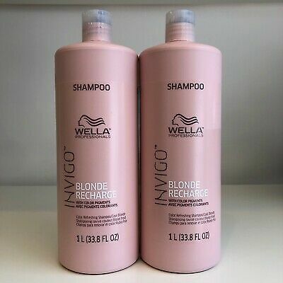 Wella Invigo Blonde Recharge Color Refreshing Shampoo, Conditioner   you choose