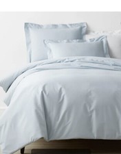 Company Pale Blue Cotton Percale Twin Duvet Cover New