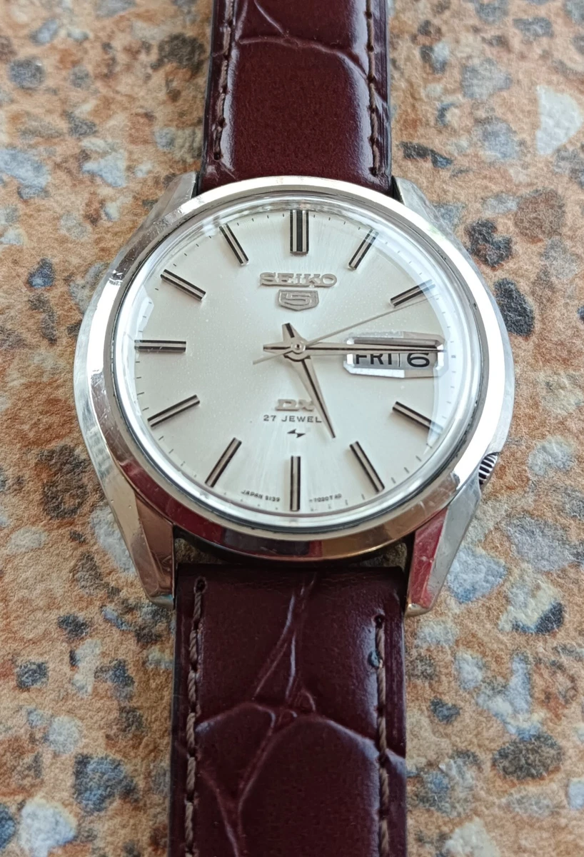 Vintage Seiko 5 DX 27 Bijoux Automatique 5139 7020 JDM Octobre 1967