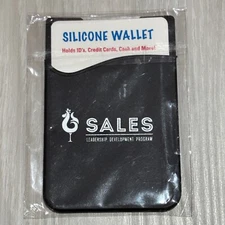 Stick On Phone Wallet Card Holder – Silicone – 3M Adhesive – Fits Most Phones