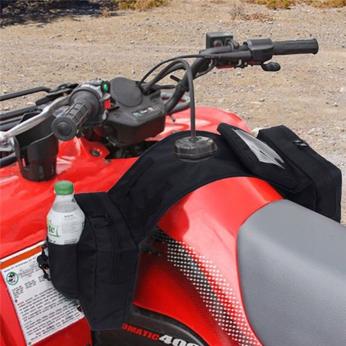 Waterproof ATV Motorcycle Saddlebag Cargo Pouch Storage Bag Gas Tank Saddle Bag - Picture 7 of 12