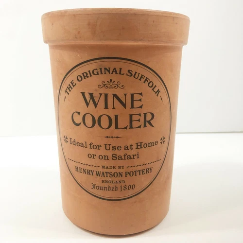 Original Suffolk Collection Henry Watson Pottery England Terracotta Wine Cooler