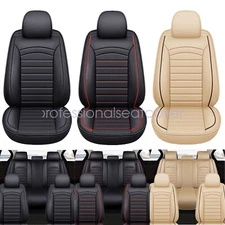 For Infiniti PU Leather 5 Seat Covers Full Set Front & Rear Protector Cushion US