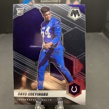 2021 Panini Mosaic Rookies Dayo Odeyingbo #357 Rookie RC Indianapolis Colts
