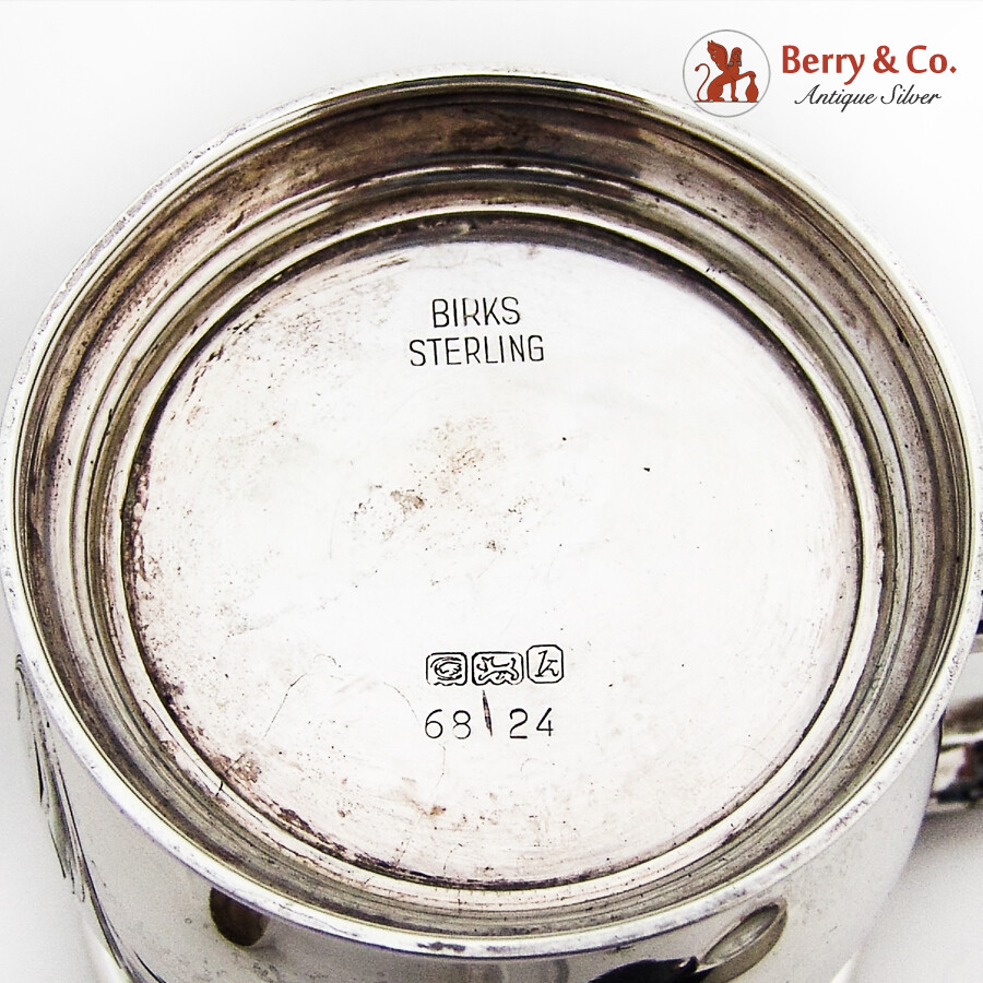 Birks Engraved Baby Childs Cup Sterling Silver Canada No Mono eBay
