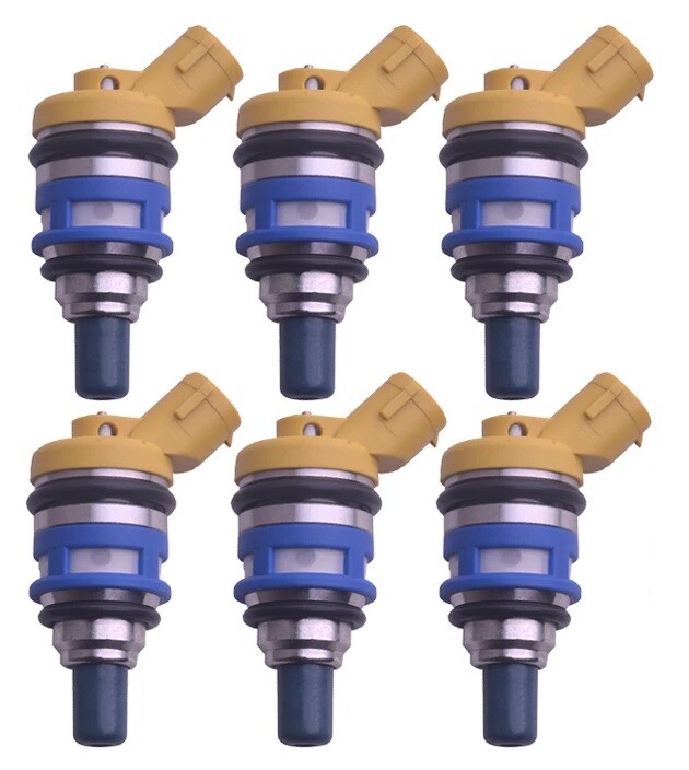 6 x 550cc 555cc Fuel Injectors for NISSAN / NISMO Z32 300ZX 89 ~ 94 VG30 upgrade 6 x 550cc 555cc Fuel Injectors for NISSAN / NISMO Z32 300ZX 89 ~ 94 VG30 upgrade