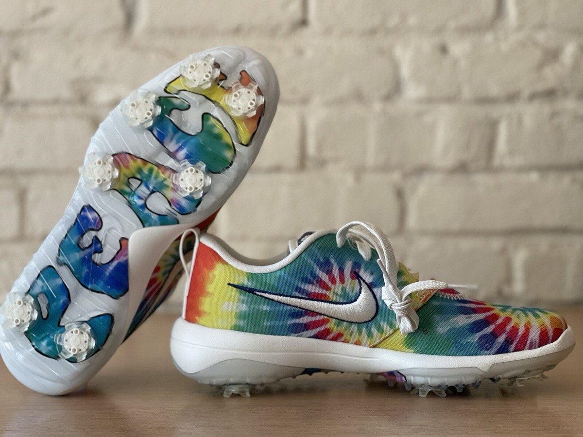 tie dye nike golf shoes