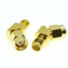 RP-SMA male to RP-SMA female elbow 135 degrees 45 degrees inclined adapter