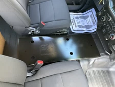 2015 - 2025 Ford F-150 Police Responder Console Mounting Plate Tunnel Bracket