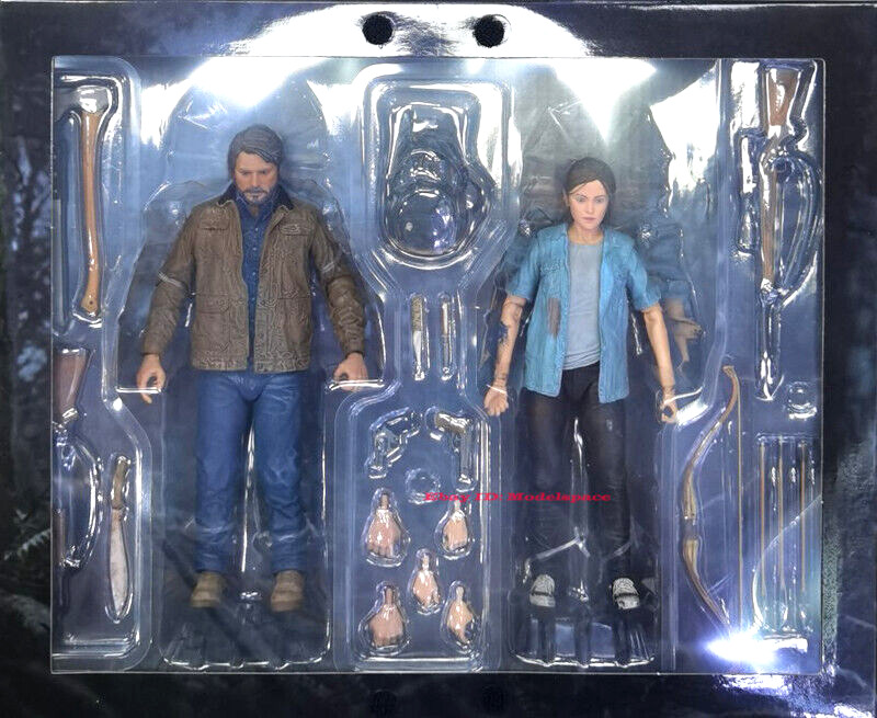 The Last of Us Part 2: Action Figures Ellie e Joel 7″ Neca