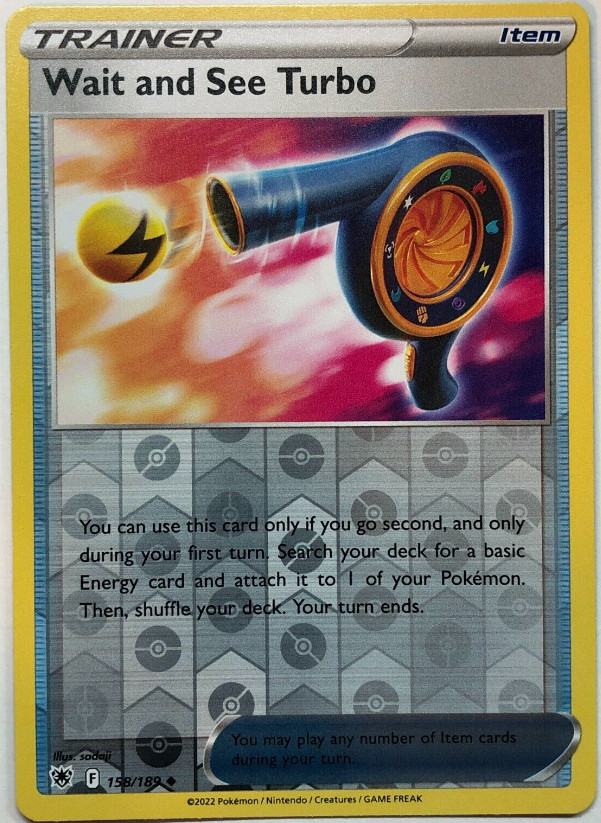 Wait and See Turbo 158/189 Rev Holo - Pokemon SWSH10 Astral Radiance M/NM- New