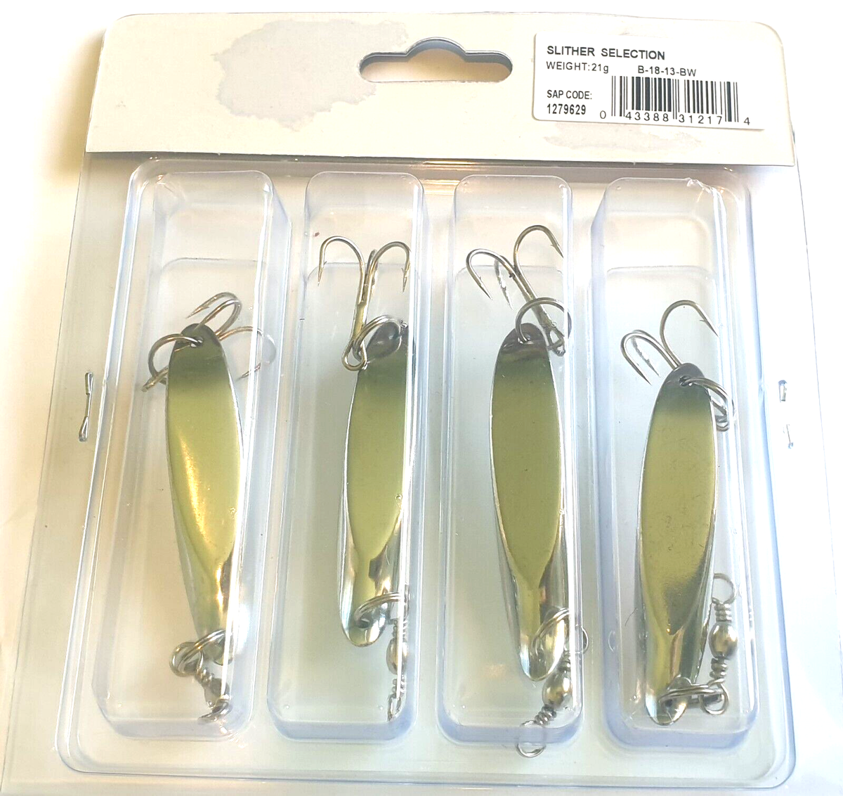 dexter wedge style Slither lures DEVILS OWN 4 pack 21g bass