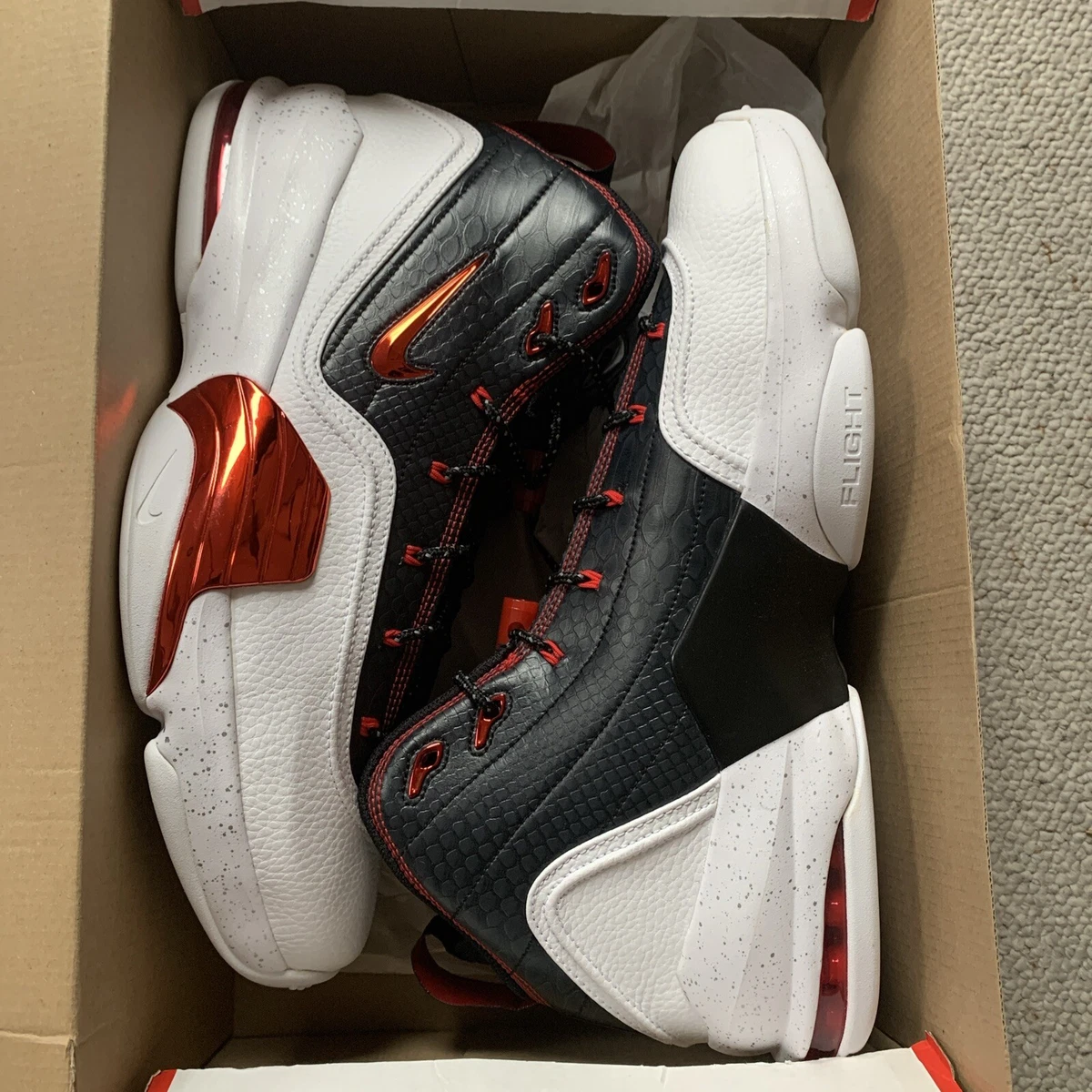Nike Air Pippen 6 Chicago Bulls Basketball Shoes Men\'s Size 8 SCOTTIE PIPPEN SIGNED &  main image 2