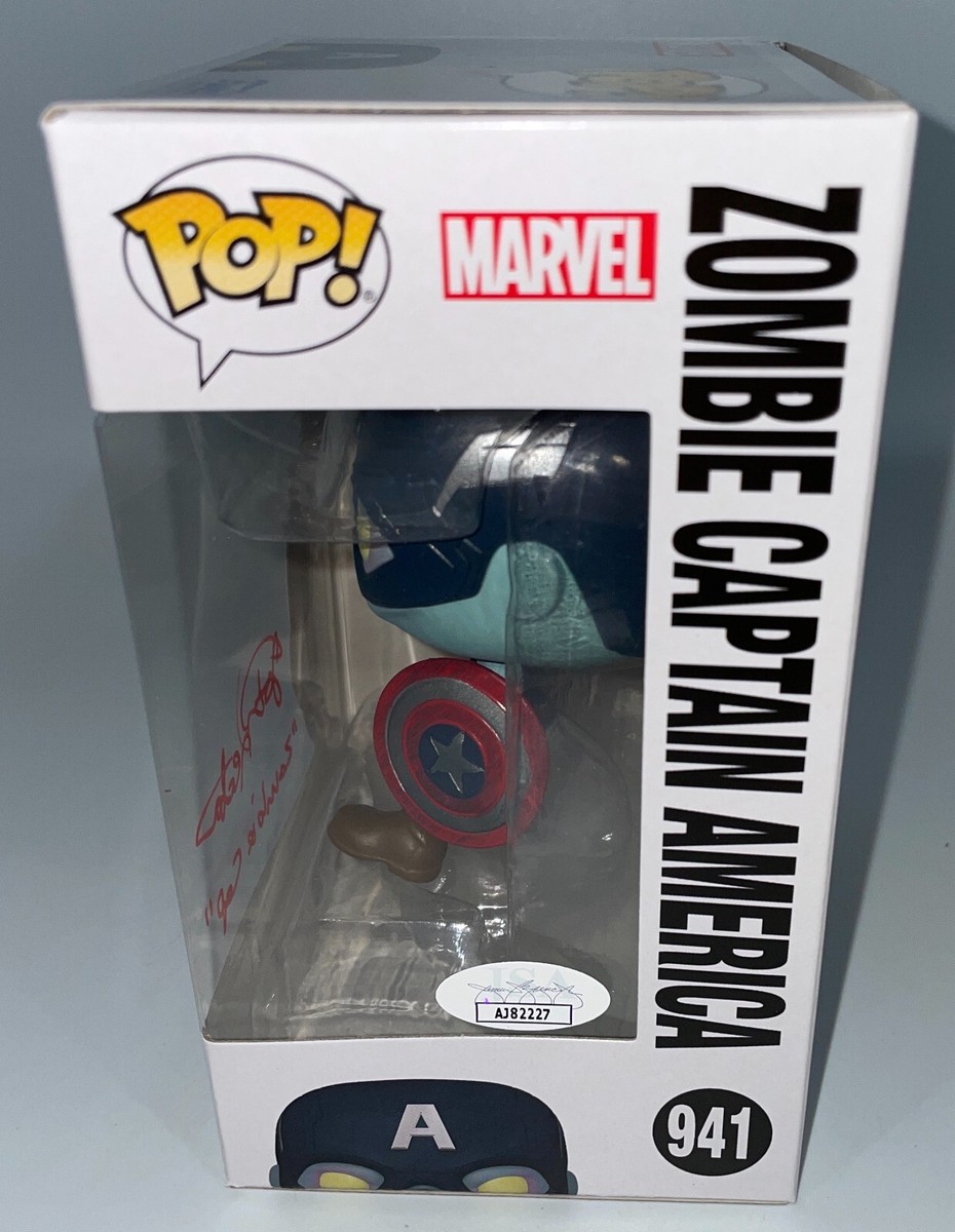 キャプテンアメリカ FUNKO POP アンソニーマッキー サイン MARVEL Amazon.com: Funko POP Marvel: Carnageized - Captain America
