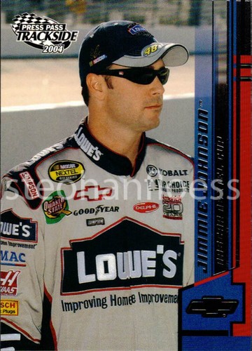 2002 - 2010 Press Pass Jimmie Johnson Base Parallel Insert You Pick the Card - Picture 39 of 42