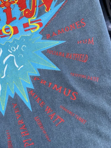 HFStival 1995 Men’s XL T-shirt Vintage Concert Tee Ramones Festival Vtg Music - Picture 4 of 9