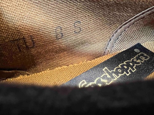 Sz 8 N (Slim) NOS Vtg KEDS Brown Grasshoppers Shoe Velvet Velour Sneaker Oxford - Picture 12 of 12
