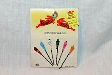 NEW IN PACKAGE VINTAGE BOBBY PINS HAND PAINTED HAIR PINS