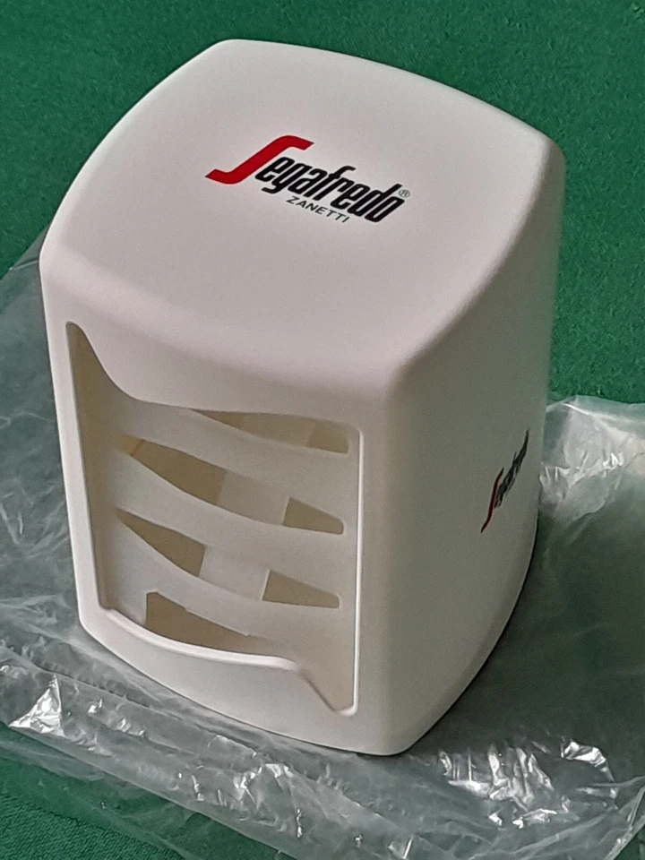 PORTA TOVAGLIOLI FAZZOLETTI SEGAFREDO ZANETTI DA BAR PLASTICA BIANCA. CD83/CD100 - Immagine 2 di 4