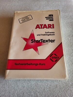 STARTEXTER Diskettenversion von Sybex für  Atari  XL und XE