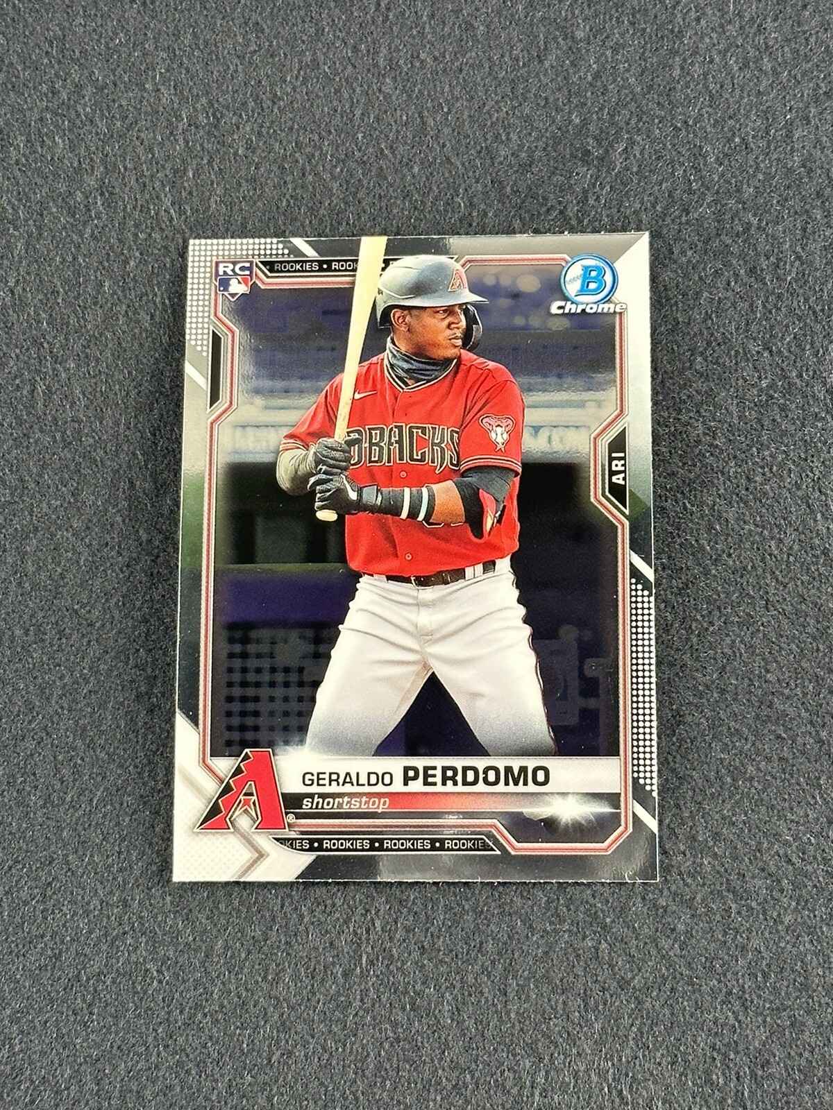 2021 Bowman Chrome GERALDO PERDOMO Rookie Card RC #98 Arizona Diamondbacks