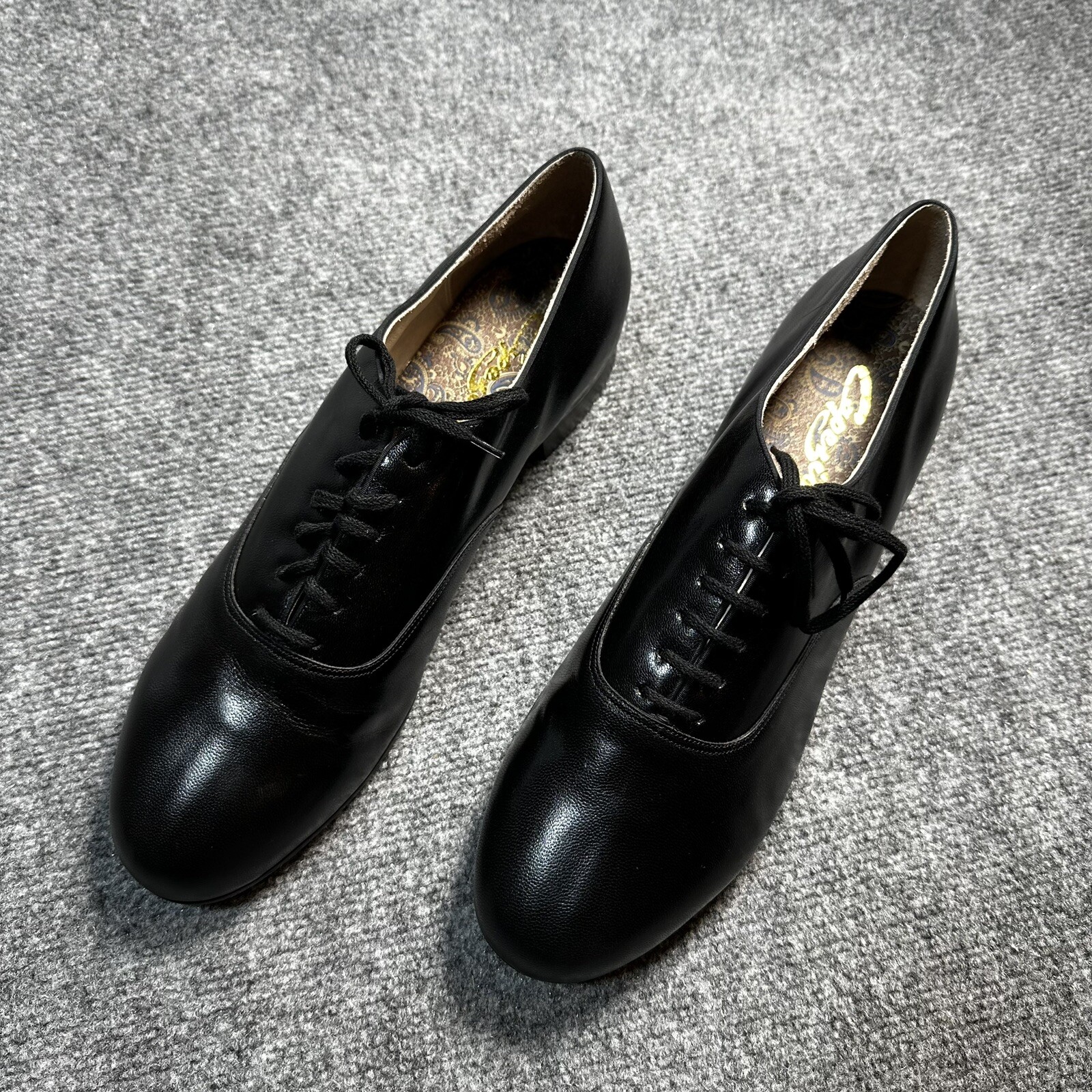 SAOLA NUOVE scarpe Capezio donna 13 nere in pelle Oxford suola comoda in pelle