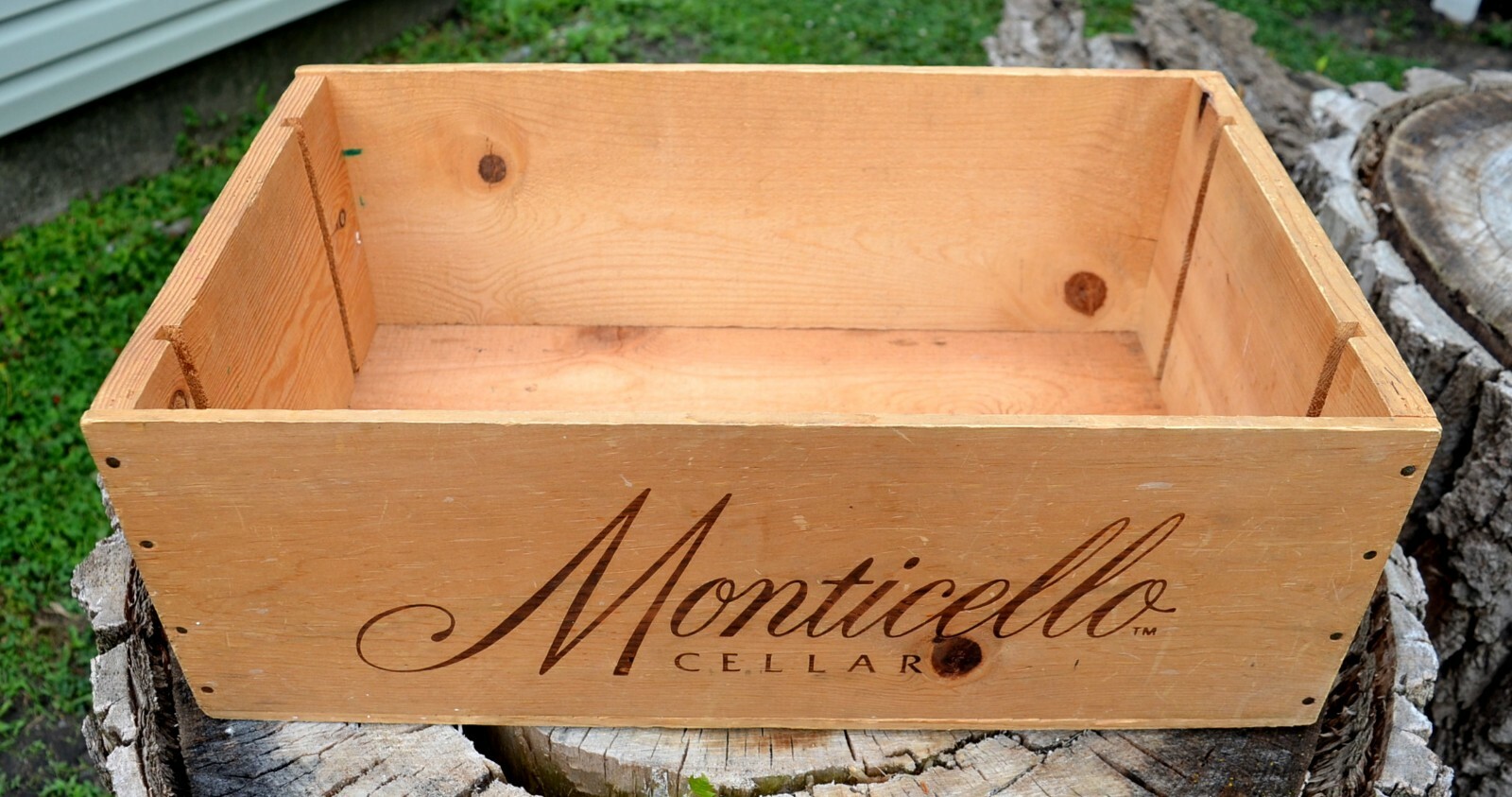 Vintage MONTICELLO CELLARS Wine Crate Holds 12 bottles 750 ml. * April 1989 eBay