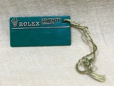 ROLEX BENVENUTO CELLINI Green Tag 5320 Mother Pearl Diamonds Gold Leather Strap