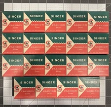 Singer Sewing Machine Fashion Disc B in Original Boxes - You Choose - 401 403