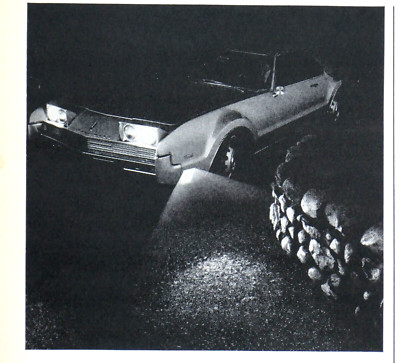 1967 Oldsmobile Tornado Vintage Guide Cornering Lamps Original Print Ad 3/4 Page