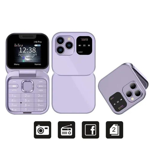 2024 New Mini Flip Mobile Phone 2 SIM Card Small Display Cell Phone✨ B1 ha52 - Picture 15 of 24