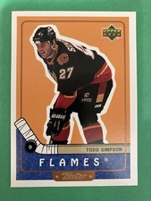 1999-00 Upper Deck Retro Todd Simpson Calgary Flames #10
