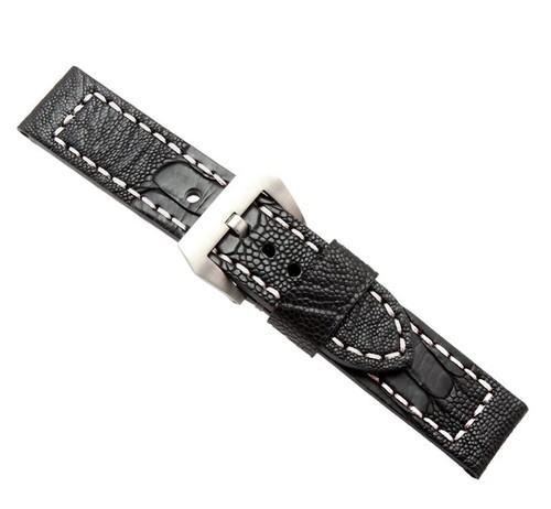 Hochwertiges Echtleder Uhrenarmband Armband passend (für) -Panerai- - Bild 5 von 8