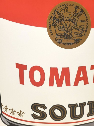Andy Warhol Original 1984 Signed Campbell's Tomato Soup Can -20"x11.5" Art Print - Picture 3 of 6