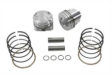 74 inch FLH-FX Piston Set Standard Size fits Harley Davidson