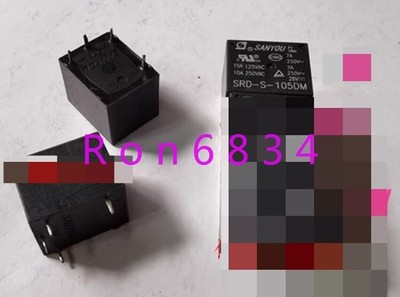 6pcs new Sanyou SRD-S-105DM 5VDC 4-pin relay *mn