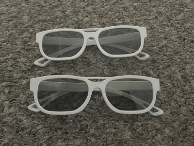 LG Cinema 3D Glasses 4 Pack White And Black AGF216