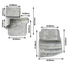 2* Metal Stretch Belt Removal Installer Tool Set Drive Belts Remover Tool Silver