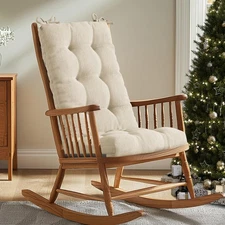 Rocking Chair Cushions Water Resistant Glider Rocker Replacement Set for Patio