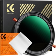 K F CONCEPT 2in1 Variable Fader ND2-ND32 CPL Filter No X Spot Waterproof Nano-X