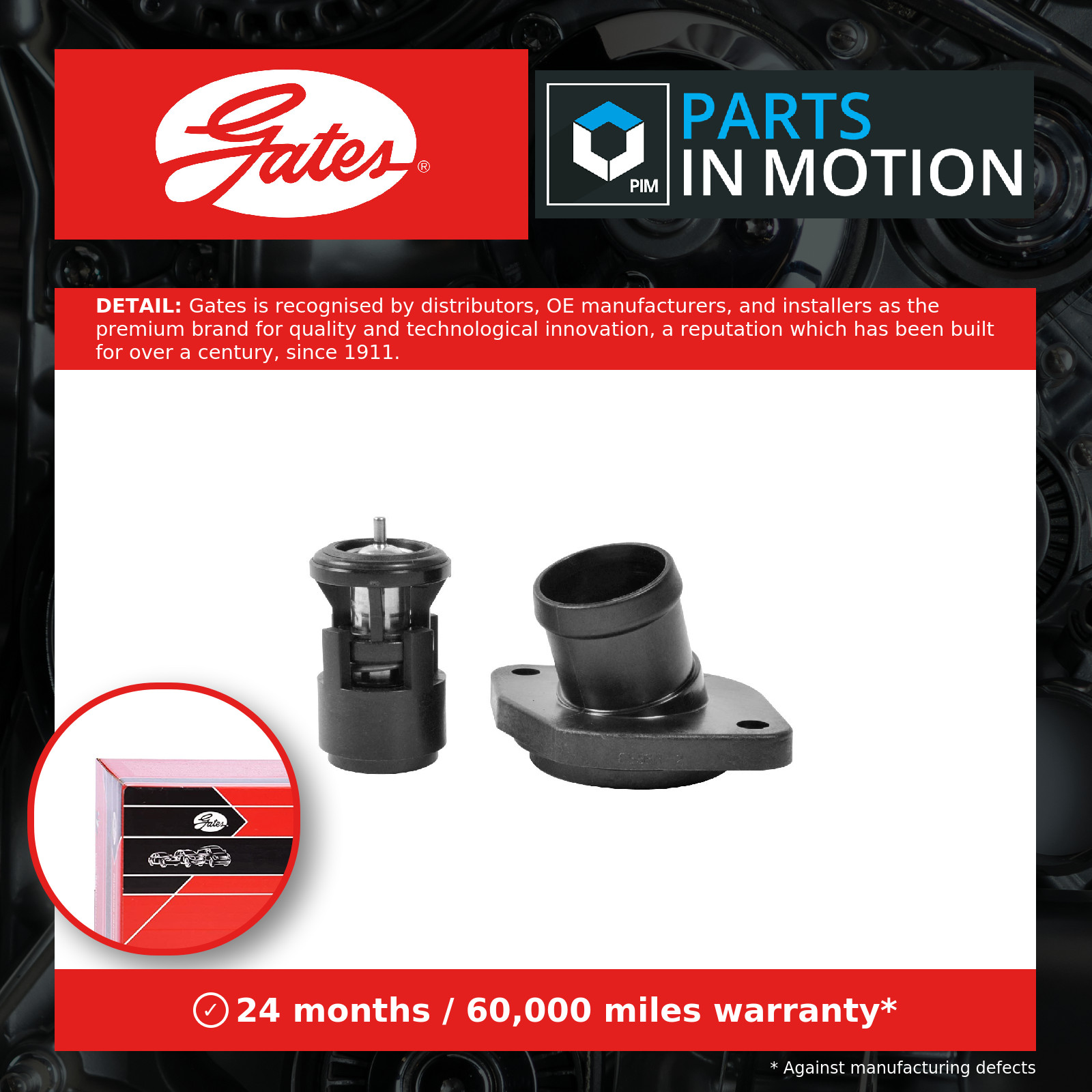 2x ✅Fits GATES TH14787K1 TH14787K1 THERMOSTAT ⭐UK Seller⭐ - Image 16