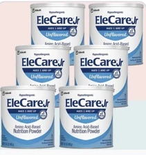 6 cans EleCare Jr Unflavored formula Free Shipping expires feb 2026