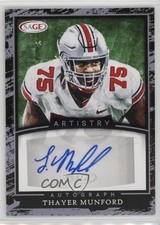 2022 SAGE Artistry Silver Thayer Munford #A-TM Auto 0hl9